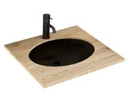 Раковина врізна Rea Nel 475х390х195 чорний