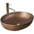 Раковина накладная Rea Villa 515х395х135 медь REA-U9669