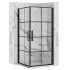 Душевая кабина Rea Rubik 90x90 R/L черный матовый