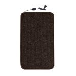 Килимок з підігрівом Теплик 50x40 см з термоізоляцією Стандарт темно-коричневий з регулятором