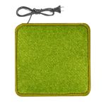 Килимок з підігрівом Теплик 200х200 см з термоізоляцією Комфорт світло-зелений