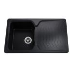 Мийка гранітна  Bretta Teca 860х500х190  графіт