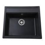Мийка гранітна  Bretta Universal 570х510х190 графіт