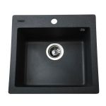 Мийка гранітна  Bretta New York 490х455х190  графіт