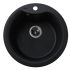 Мойка гранитная Bretta Rondo 485х215 графит