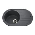 Мийка гранітна  Bretta Elit 770х500х200  сірий металік