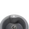 Мийка гранітна  Bretta Rondo 485х215 сірий металік