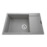 Мийка гранітна  Bretta Corum 780х500х200  сірий камінь