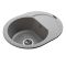 Мийка гранітна  Bretta Round 600х470х220  сірий камінь