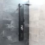 Гідромасажна панель Dusel DU2013B-00 Black Matt з нержавіючої сталі