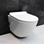 Унітаз-біде підвісний Dusel Levita Mix DWHT10201130М зі змішувачем і сидінням Slim Soft-Close