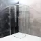 Душова кабіна Dusel DL194 Chrome 100х100х190, двері розсувні, прозоре скло