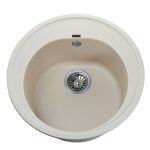 Мийка гранітна  Bretta Genova 510х200  слонова кістка