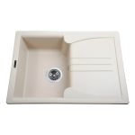 Мийка гранітна Bretta Niapoli 680х500х190 слонова кістка