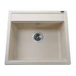 Мийка гранітна  Bretta Universal 570х510х190 слонова кістка