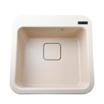 Мийка гранітна  Bretta Victoria 510х510х190  слонова кістка