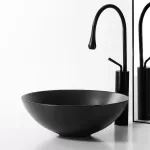 Раковина накладна Dusel Iucy 400571B 400х400х140 чорний