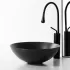 Раковина накладна Dusel Iucy 400571B 400х400х140 чорний