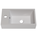 Раковина матова накладна Amidicon Mini 45 450х250 з литого каменю