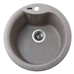 Мийка гранітна  Bretta Rondo 485х215 мокко