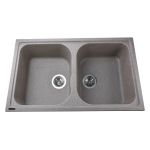 Мийка гранітна  Bretta Longrand 860х500х205  мокко