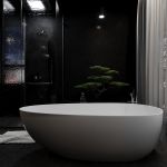 Ванна окремостояча матова Amidicon Palmyra 167х84 з литого каменю