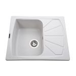 Мийка гранітна  Bretta Tera 610х500х204  перлина