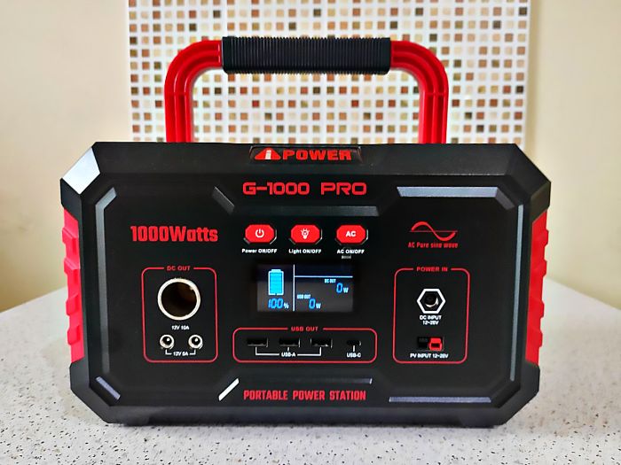 Портативна електростанція HAUSSMANN iPower PRO 1000 Вт