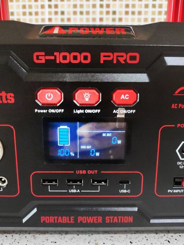 Портативна електростанція HAUSSMANN iPower PRO 1000 Вт