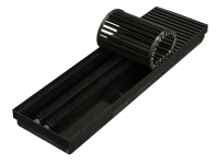 Решітка алюмінієва кольору RAL для конвектора Teplowatt 3500х265 з висотою 10 мм