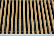 Решітка дерев'яна для конвектора Teplowatt Дуб 3500х265 з висотою 16 мм