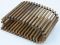 Решітка дерев'яна для конвектора Teplowatt Горіх 3500х265 з висотою 16 мм
