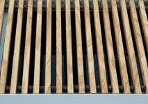 Решітка дерев'яна для конвектора Teplowatt Ясен 3500х265 з висотою 16 мм