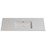 Раковина матова врізна Amidicon Rodeo 120 1200х480 з литого каменю