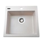 Мийка гранітна  Bretta New York 490х455х190  піщаний