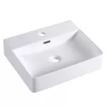 Раковина накладна Dusel Selena 505581W 505х425х125 білий