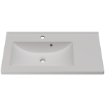Раковина матова врізна Amidicon Techno 80 800х450 з литого каменю