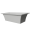 Ванна окремостояча глянцева Amidicon Tytul 185х85 з литого каменю