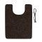 Килимок з підігрівом для туалету Теплик 55x70 см з термоізоляцією Стандарт темно-коричневий