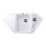 Мийка гранітна  Bretta Zegna 1000х500х219  білий