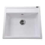 Мийка гранітна  Bretta Universal 570х510х190 білий