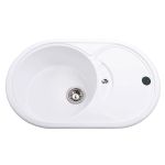 Мийка гранітна  Bretta Panamera 780х500х190  білий